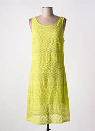 Robe mi-longue sans manche sans manche vert AGATHE & LOUISE femme