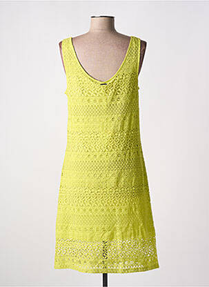 Robe mi-longue sans manche sans manche vert AGATHE & LOUISE femme