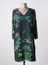 Robe mi-longue manches longues manches longues vert LA FIANCÉE femme