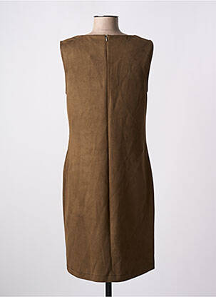 Robe mi-longue sans manche sans manche vert CHRISTINE LAURE femme