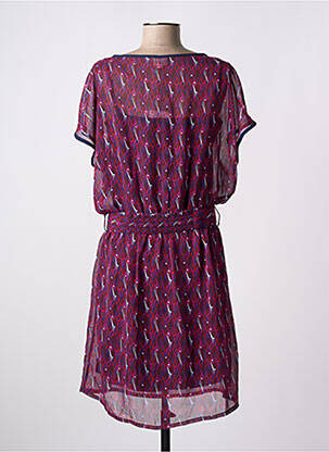 Robe courte manches courtes manches courtes bleu LA FIANCEE DU MEKONG femme