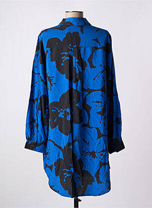 Robe courte manches longues manches longues bleu B.YOUNG femme