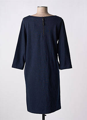 Robe mi-longue manches 3/4 manches 3/4 bleu CECIL femme