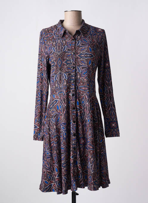 Robe mi-longue manches longues manches longues noir LA FIANCEE DU MEKONG femme