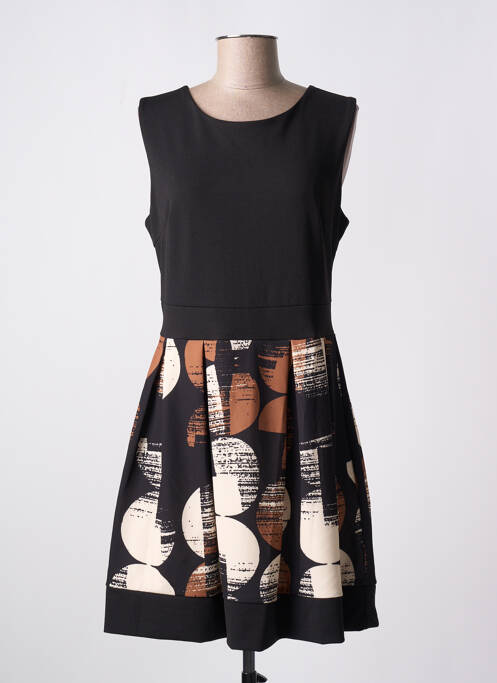 Robe courte noir LILI & CAROLINE pour femme