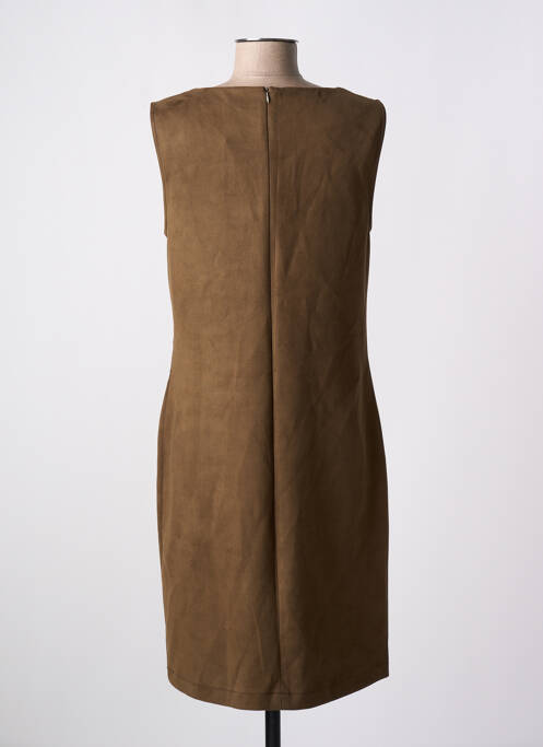 Robe mi-longue vert CHRISTINE LAURE pour femme