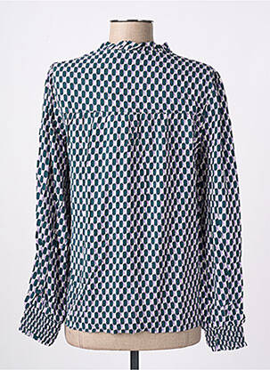 Blouse tissage popeline manches longues violet B.YOUNG femme