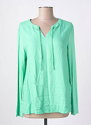 Blouse manches longues manches longues vert CECIL femme