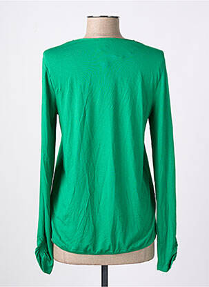 Pull col v manches longues vert STREET ONE femme
