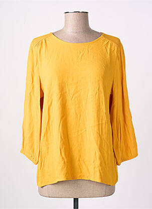 Blouse col rond manches 3/4 orange STREET ONE femme
