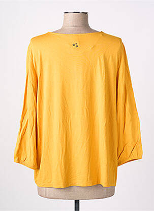Blouse col rond manches 3/4 orange STREET ONE femme