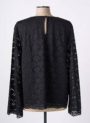 Top col rond manches longues noir B.YOUNG femme