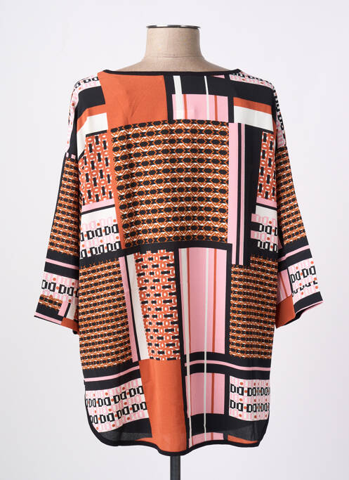 Blouse orange CHRISTINE LAURE pour femme