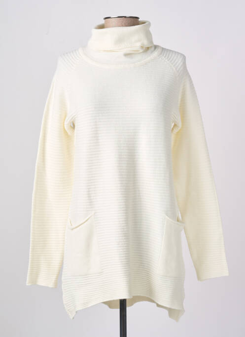 Pull col roulé beige KALISSON pour femme