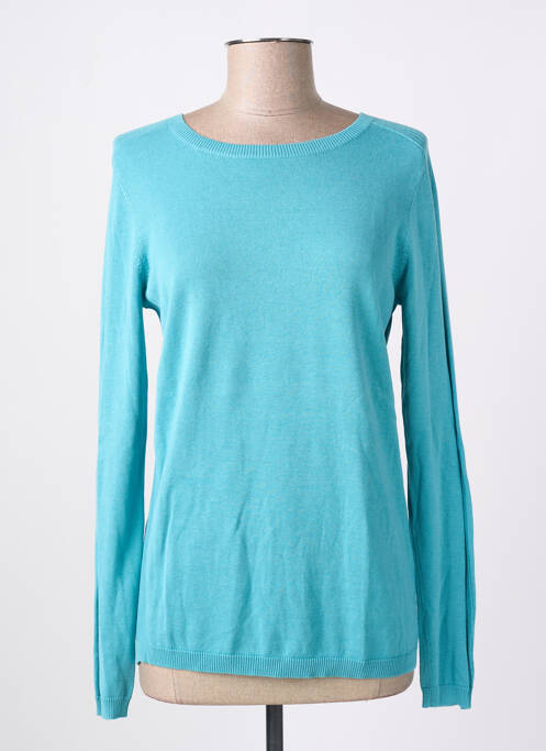 Pull stretch manches longues bleu CECIL femme