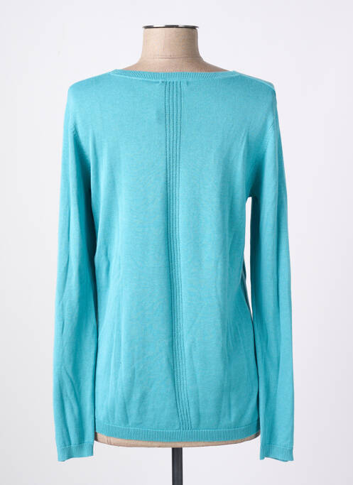 Pull stretch manches longues bleu CECIL femme