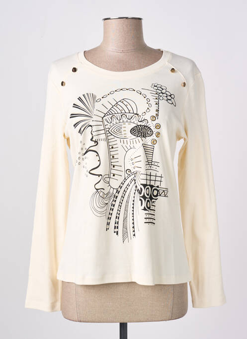 T-shirt beige KALISSON pour femme