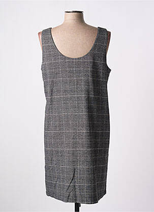Robe courte sans manche sans manche gris C'EST BEAU LA VIE femme