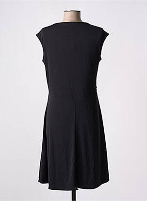 Robe mi-longue sans manche sans manche noir CHRISTINE LAURE femme