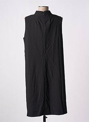 Robe mi-longue sans manche sans manche noir IMITZ femme