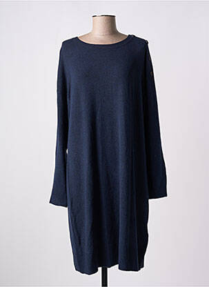 Robe pull stretch manches longues bleu CECIL femme
