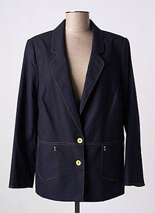 Blazer poches bleu CHRISTINE LAURE femme