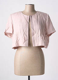 Boléro col rond rose CHRISTINE LAURE femme