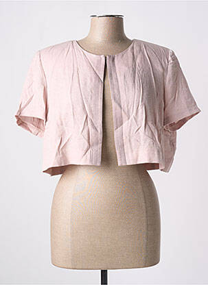 Boléro manches courtes rose CHRISTINE LAURE femme