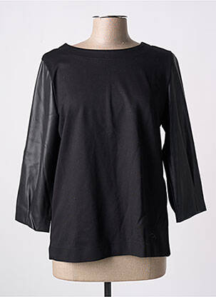 T-shirt coupe droite manches 3/4 noir STREET ONE femme