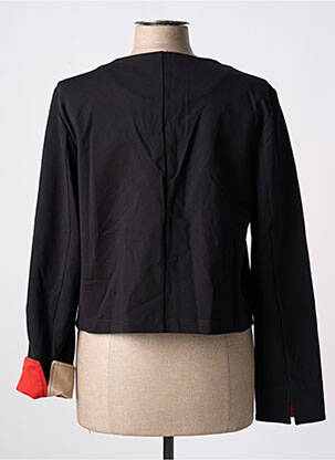 Veste casual col rond noir DIANE LAURY femme