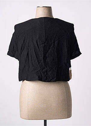 Boléro col rond noir CHRISTINE LAURE femme