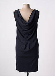 Robe courte bleu POISSONS BLANCS pour femme seconde vue