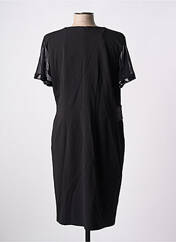 Robe mi-longue noir CHRISTINE LAURE pour femme seconde vue