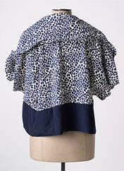 Veste casual bleu POISSONS BLANCS pour femme seconde vue