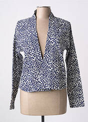Veste casual bleu POISSONS BLANCS pour femme seconde vue
