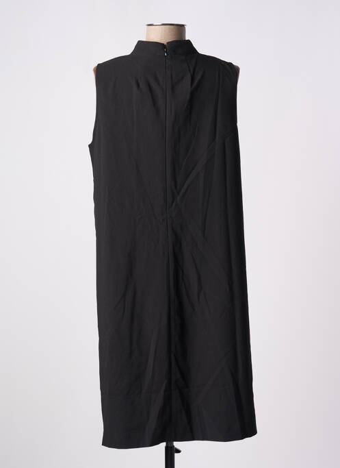 Robe mi-longue sans manche sans manche noir IMITZ femme