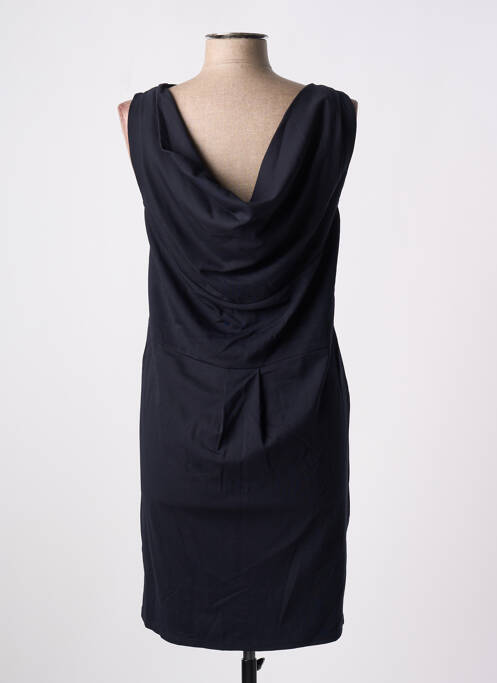 Robe courte sans manche sans manche bleu POISSONS BLANCS femme