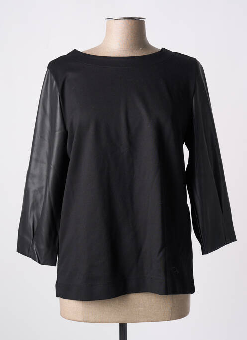 T-shirt coupe droite manches 3/4 noir STREET ONE femme