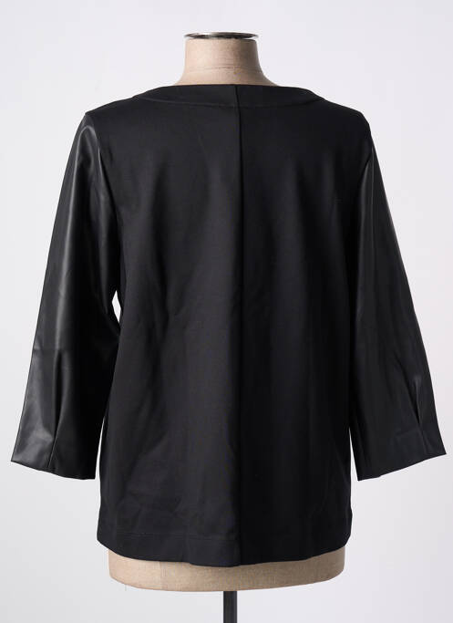 T-shirt coupe droite manches 3/4 noir STREET ONE femme