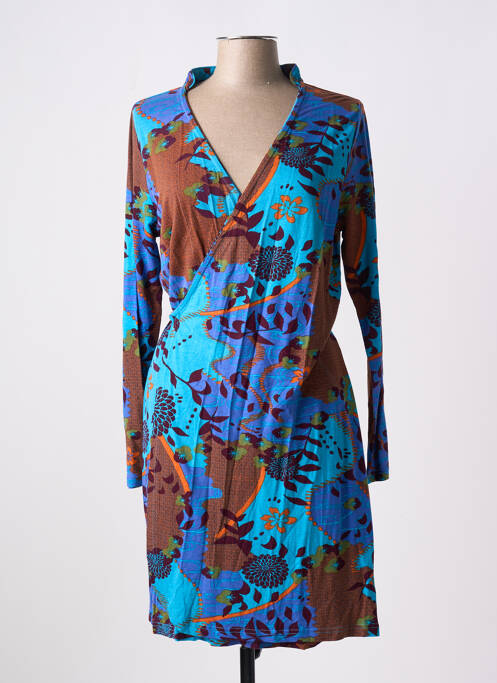 Robe mi-longue bleu LA FIANCEE DU MEKONG pour femme