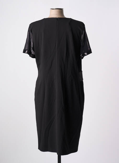 Robe mi-longue noir CHRISTINE LAURE pour femme