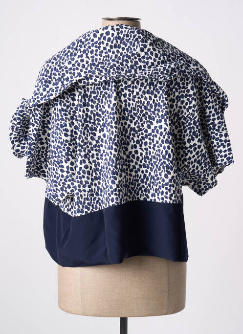 Veste casual bleu POISSONS BLANCS pour femme