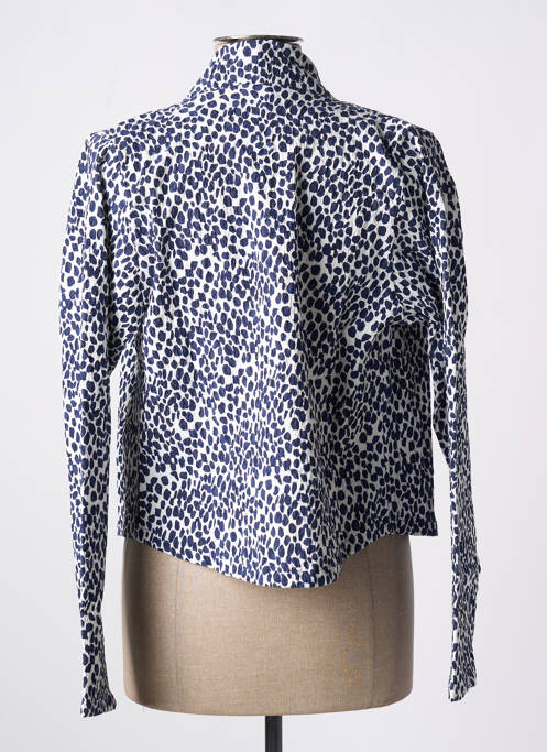 Veste casual bleu POISSONS BLANCS pour femme