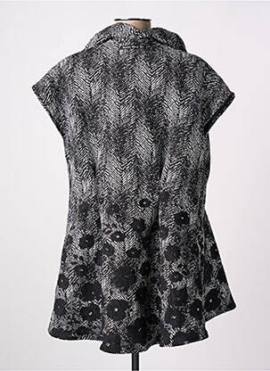 Veste casual noir POISSONS BLANCS femme