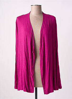 Gilet manches longues manches longues violet CECIL femme