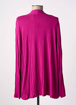 Gilet manches longues manches longues violet CECIL femme