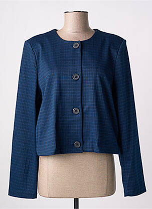Veste casual col rond bleu B.YOUNG femme