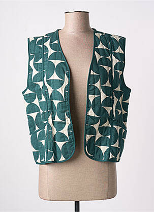 Gilet sans manche poches vert B.YOUNG femme