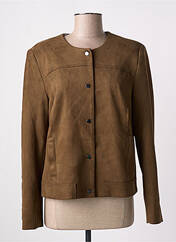 Veste casual marron CHRISTINE LAURE pour femme seconde vue