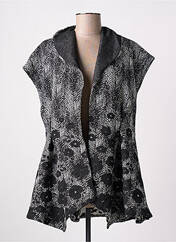 Veste casual noir POISSONS BLANCS pour femme seconde vue